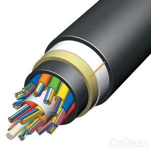 Single Mode All Dielectric Self Supporting Span 100m 24 Core ADSS Fiber Cable