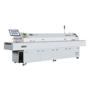 Hot Air SMD Reflow Oven Machine PID Control 2800mm Long With Mesh Conveyor