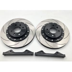 16in Wheel Rear Disc Brake Conversion Kit 2pcs Type Cast Iron