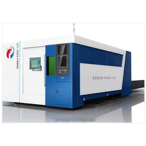 CNC Sheet Metal Laser Cutting Machine Shipbuilding Oil Drilling IPG / RAYCUS