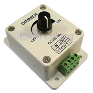 12V / 24V 8A LED dimmer controller used on wall in low voltage