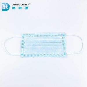 China Earloop Blue Breathable Disposable Face Masks on sale
