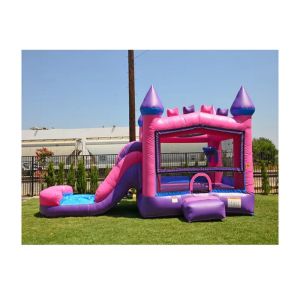 Fantastic Commercial Inflatable Bouncer Combo With Basketball Hoop