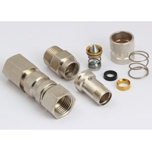 China Convenient Pneumatic Quick Disconnect Couplings LSQ-25 Rectus 25KA In Brass on sale