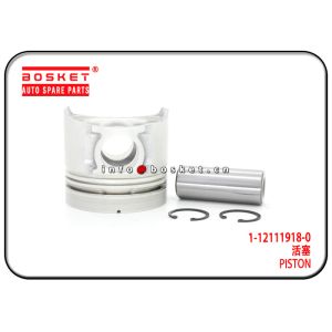 1121119180 1121119120 Isuzu Truck Parts Piston For 6BG1-T XE 1-12111918-0 1