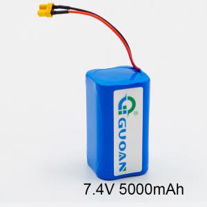 China Rechargeable 7.4V Li Ion Battery 18650 21700 Lithium Ion Cell Battery Pack on sale