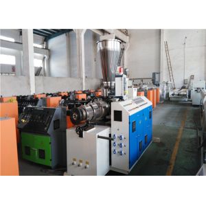 ISO Conical Twin Screw Extruder Low Energy Consumption High Capacity
