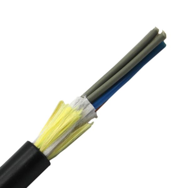 Quality ADSS All-Dielectric Self-Supporting Fiber Optic Cable 2km 500m Span 24-144 Cores IEC 60794 Standard Single Communication Cables wholesale