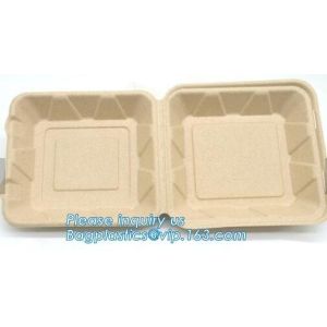 Compostable Dinnerware Corn Starch Biodegradable Meat / Cake / Rectangular Tray