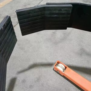 Manual paper roll stacker roll forklift with 90 360 rotation for stacking and