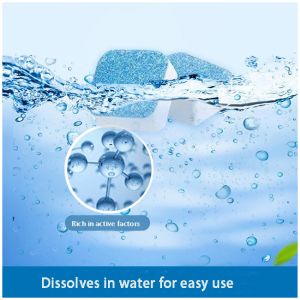 Decontamination Continuous Clean Toilet Tablets Bacteriostasis Blue Block