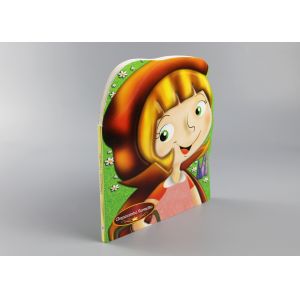 Eco Friendly Die Cut Cardboard Children'S Books With Full Color Printing Surface