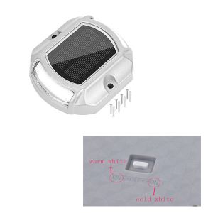 246g IP67 Solar Deck Light with Easy Screw Installation and Battery 1.2V/600MAH