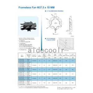 Stable Plastic Frameless Fan 12V , 4010 Waterproof Brushless Exhaust Fan