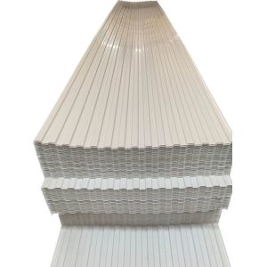 Fireproof Waterproof Pvc Corrugated Plastic Roof Sheet For School market