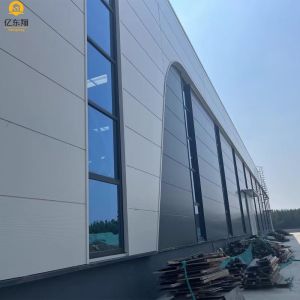 Aluminum Alloy Windows Prefabricated Steel Structure Building With Modern Design
