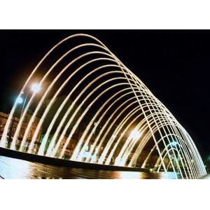 Stainless Steel Water Stream Fountain , Linear Water Fountain Computer