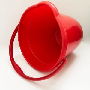 Polyethylene 10.5L Water Mixing Storage Strong Round Plastic Buckets With PP