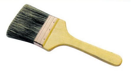OEM Grey Bristle Tapered Paint Brush 4" 5" 6"