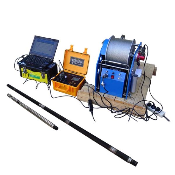 Automated Electric Borehole Logging System With Stainless Steel Cable