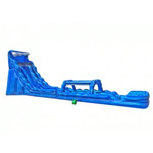 Fire - Retarded Long Kids Inflatable Water Slide / Blow Up Water Slide For