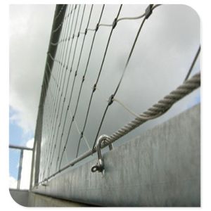 Flexible stainless steel wire rope architecture mesh