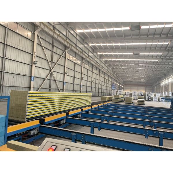 Quality 80mm Rockwool Sandwich Panel Sound Insulation Lightweight Fireproof Polyurethane wholesale