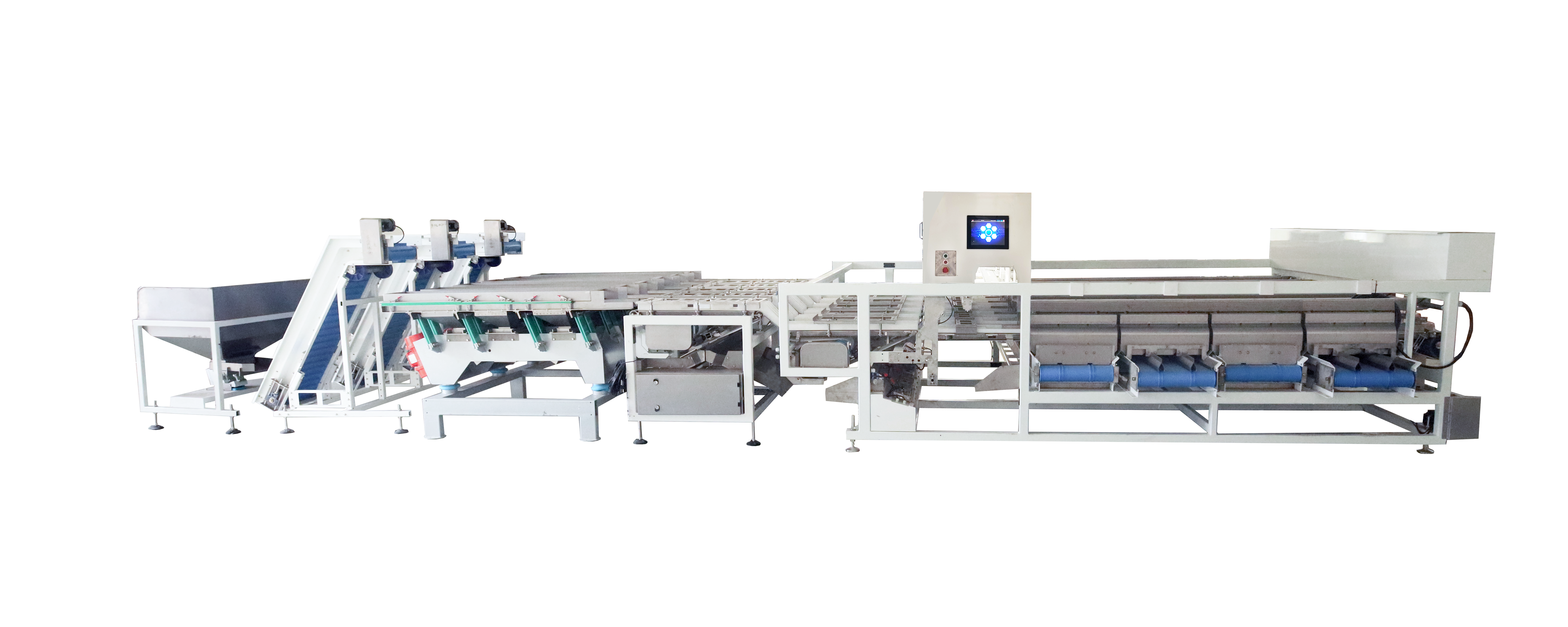 Complete Integrated Walnut Kernel Sorting Solution Provides Full-Featured All-in-One Processing System Ready To Operate, 8-lane for 720kgs each Hour