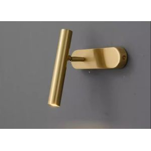 All-copper wall lamp simple bedside lamp background wall spotlight character art