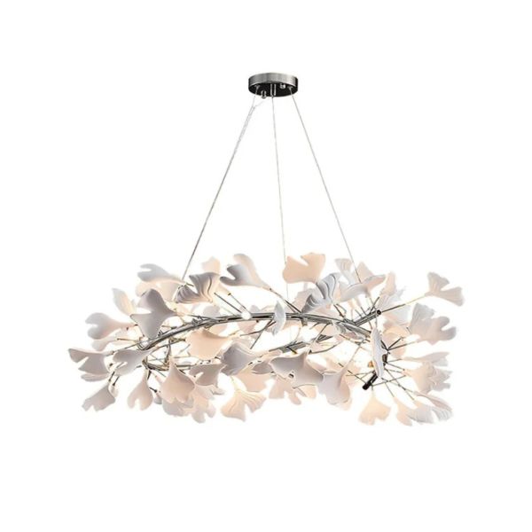 Project Chandelier Living Room Dining Room Lamp Light Luxury Leaf Villa Chandelier