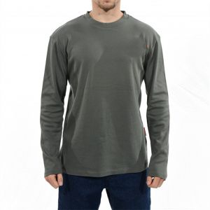 Elastic Adjustment Cuff FR Henley Shirt CAT 2 2112 Arc Proof Round Collar