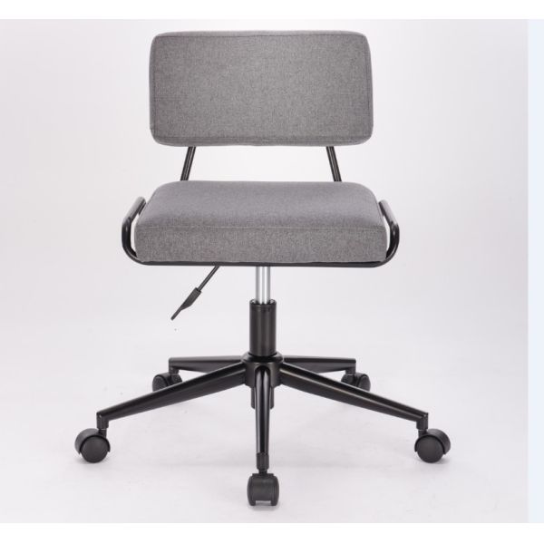 Industrial Style Swivel Home Office Chair With Ergonomic Design And Wheels