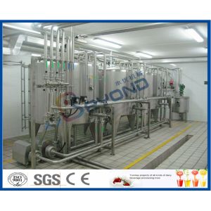 380V / 50Hz Dairy Processing Plant Milk Processing Line High Efficiency
