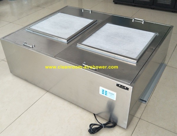 SS304 Fan Filter Unit Class 100 Clean Clothes Cabinet Laminar Flow Hood FFU On The Top