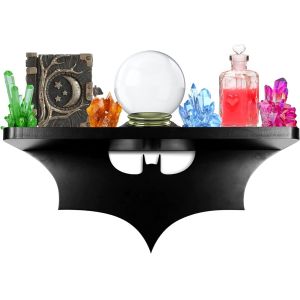 Customized Gothic Bat Shelf Crystal Rack Coffin Shelf-Spooky Floating Shelves