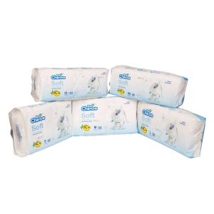China USA Fluff Pulp Newborn Baby Diapers Absorbency Magic Tape Blue ADL on sale