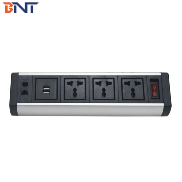 Quality Aluminum Alloy Desktop Power Outlet For Multimedia Conference System wholesale