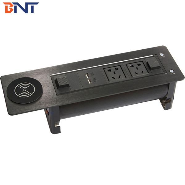 Quality Multimedia Desktop Socket With Aluminum Alloy Surface Panel wholesale