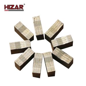20x5.3mm Sandstone 3.5mm Steel Blank Core Bit Segment No25 Stone Cutting Segment