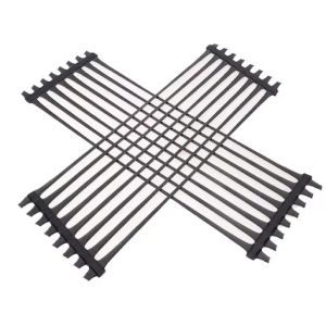 120KN Plastic HDPE Uniaxial Geogrid High Strength Soil Reinforcement Solution