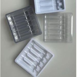 Biodegradable 18cm Clear Plastic Tray Containers 7g Round Salad Packaging