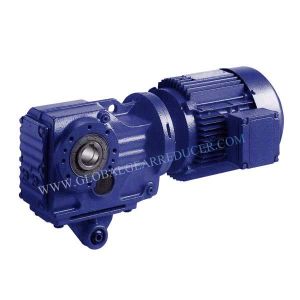 China K167 High Efficiency Gearbox Reducer With High Torque Helical Bevel Gear