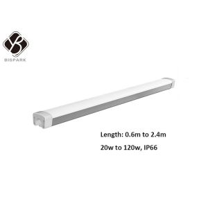 1200mm 1500mm LED Tri Proof Light 20W To 120W With Emergency Battery Back Up