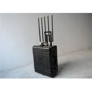 4 - 10 Bands High Power Signal Jammer , Signal Jamming Device For VIP Protection