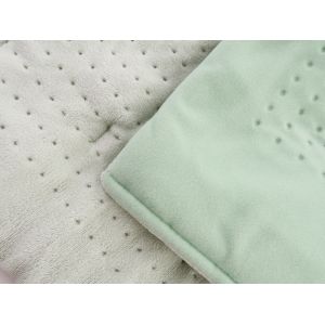 120W Weighted Neck And Shoulder Electric Heating Pad Microplush Polyester