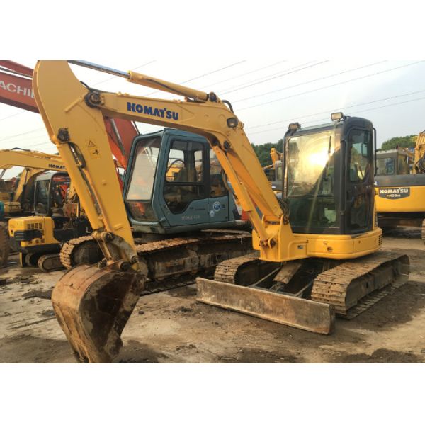 Quality Japan original used midi excavator komatsu pc55mr-2 excavator with balde wholesale