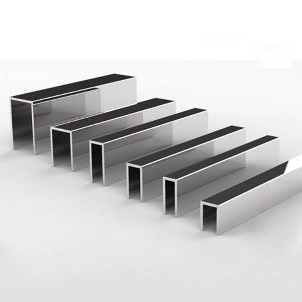 Quality 316L Stainless Steel U Edging Mirror Polished U Channel 0.3mm 2mm wholesale