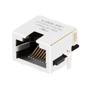 Cheap LPJE4713CNL 1X1 Port Without LED PCB Edge THT Shielded Low Profile RJ45 Jack Without Integrated Magnetics for sale