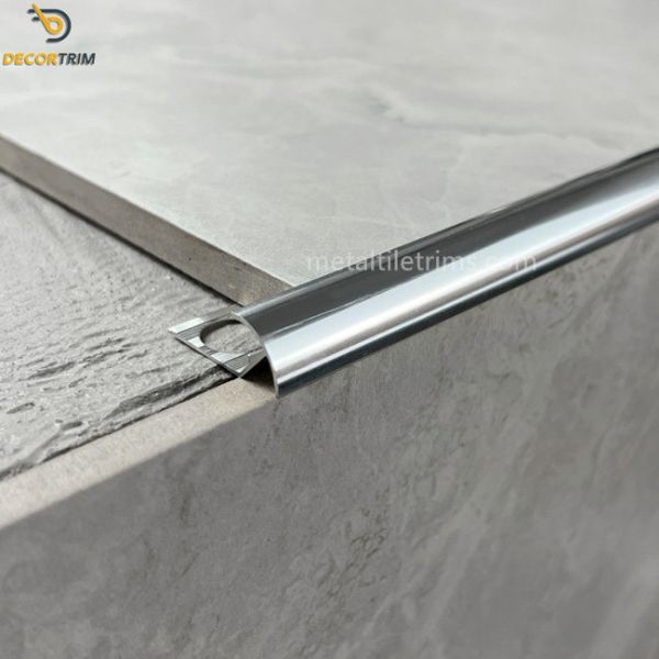 Quality Tile Edge Trim Jolly 2.5m Metal Tile Trims Aluminum Alloy Inside Corner wholesale