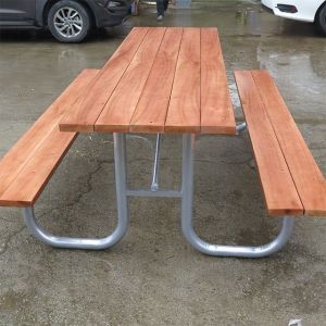 L2400W1680H820mm Picnic Table Bench Set For Park